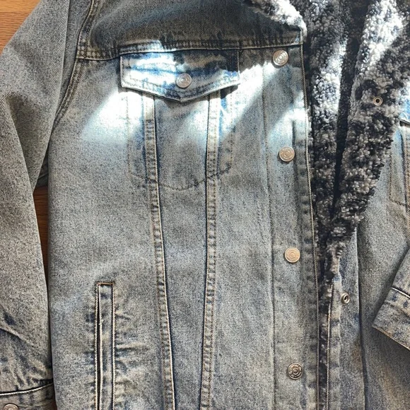 Free People Sherpa Trucker Jacket - Picture 5 of 7